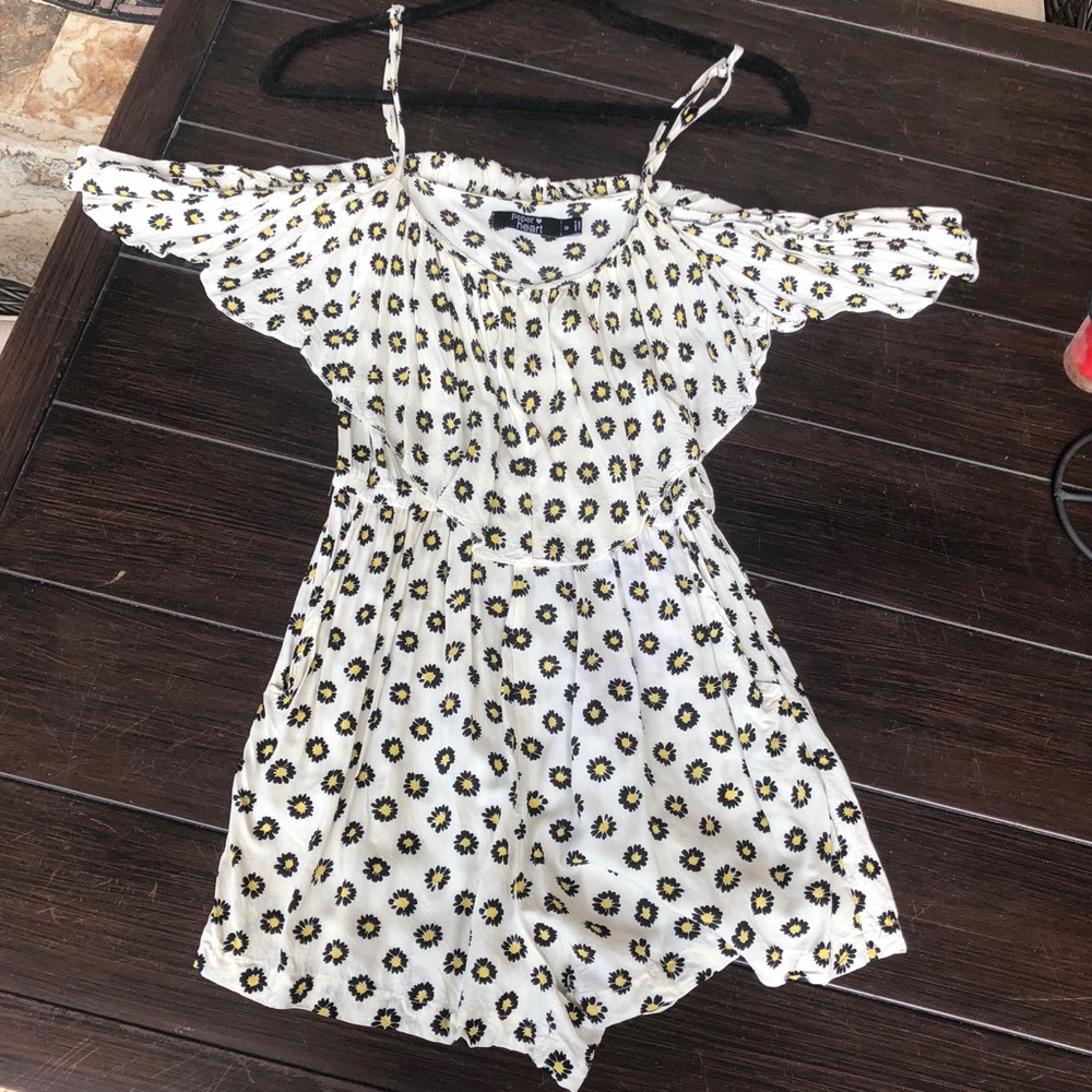 LF sunflower romper